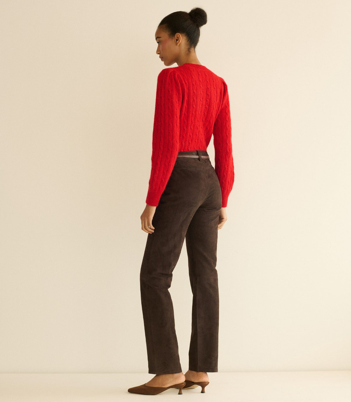 LINDON SWEATER -- CERISE