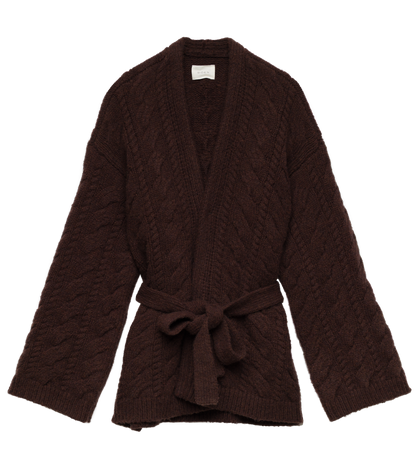 ALPINE CARDIGAN -- SYCAMORE BARK