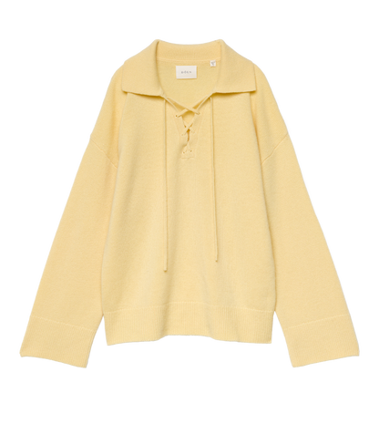 BURKE CASHMERE SWEATER -- WILD HONEYSUCKLE