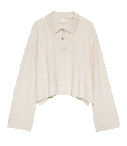 CAMBRIDGE CASHMERE SWEATER -- MAGNOLIA