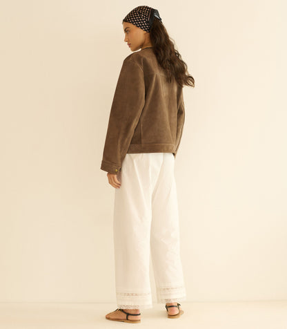 CARSON SUEDE JACKET -- SABLE