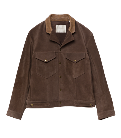 CARSON SUEDE JACKET -- SABLE