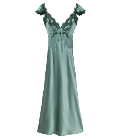 FIONA DRESS -- DULAC GREEN