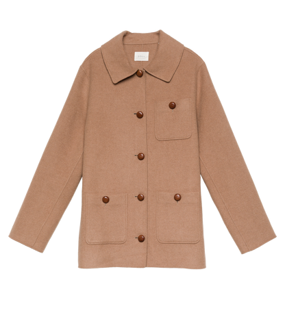 GERMAIN COAT -- LIGHT KHAKI