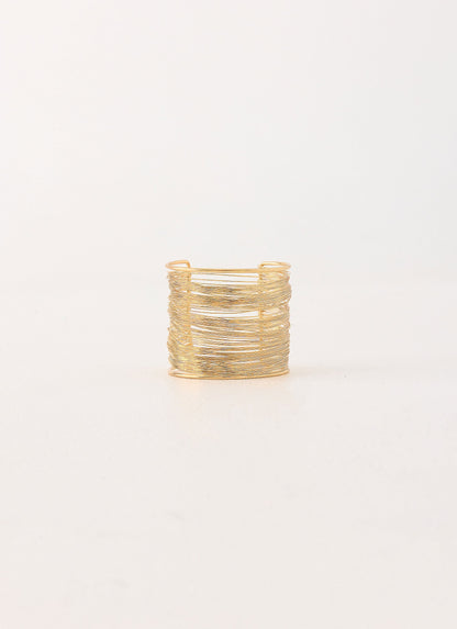 Golden Blur Arm Cuff - Gold