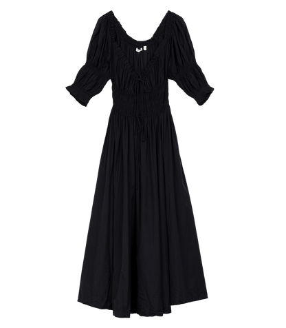 ISCHIA DRESS -- BLACK