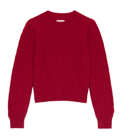 LINDON SWEATER -- CERISE