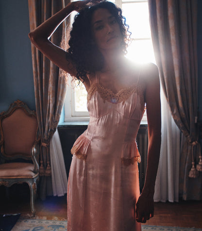 LISE DRESS -- NECTARINE