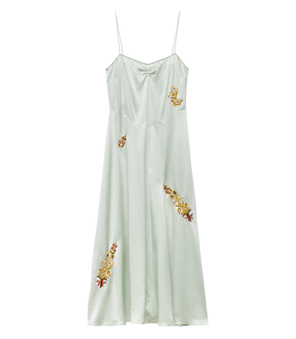 LORRAINE DRESS -- EUCALYPTUS