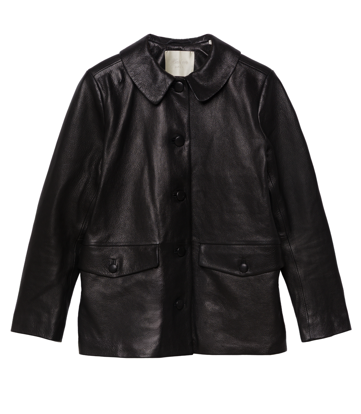 NICO LEATHER JACKET -- BLACK