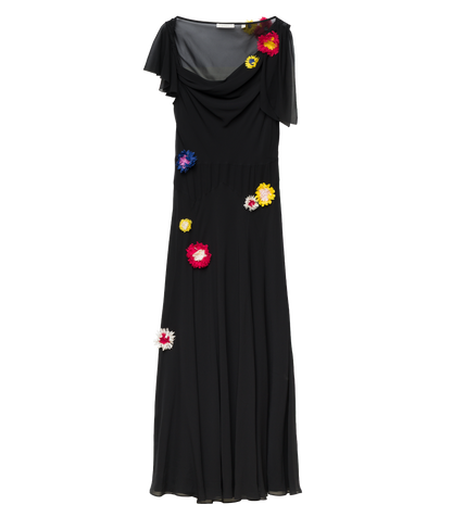 ORPHINA DRESS -- BLACK