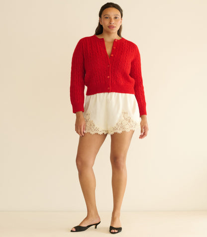 PENROSE CARDIGAN -- CERISE