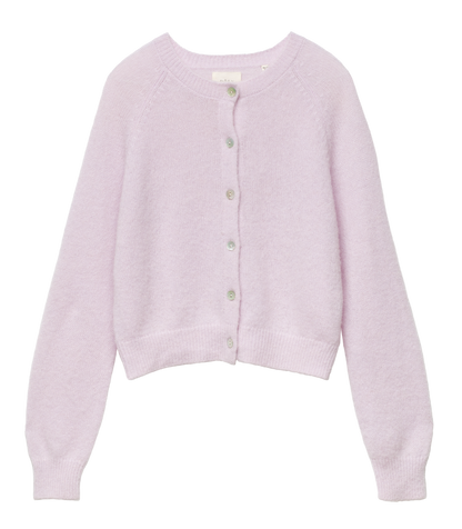 PETRA CARDIGAN -- VIOLET THISTLE