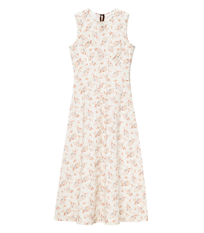 RIONA DRESS -- CRÈME WINDSWEPT MEADOW