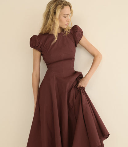 RIVELLE DRESS -- DAHLIA