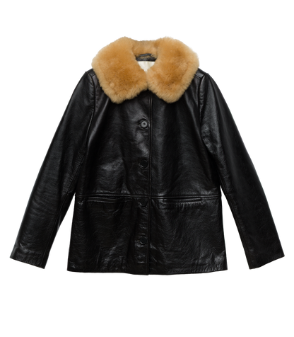 SEVILLE LEATHER JACKET -- BLACK